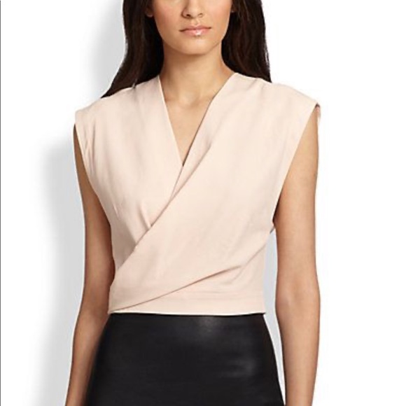 Robert Rodriguez Tops - ROBERT RODRIGUEZ Silk open back crop top